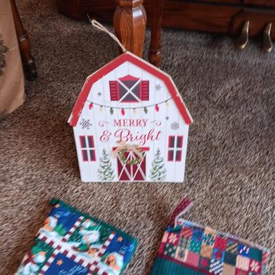 COLORED LED LIGHTS, CHRISTMAS STOCKINGS, FRAME AND MORE