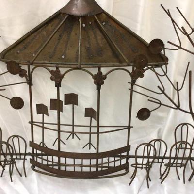 Metal Wall Hanging Concert In The Park