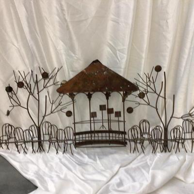 Metal Wall Hanging Concert In The Park