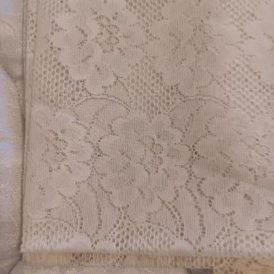 SHORT/KITCHEN CURTAINS AND 2 NEW 60 X 80 SHEERS