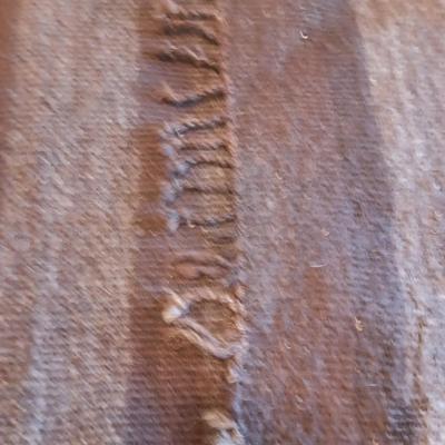 HEAVY, THICK, TIGHTLY WOVEN WOOL BLANKET
