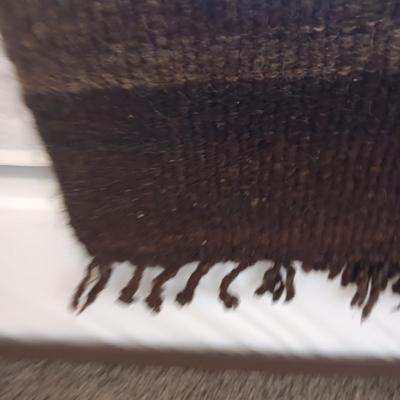 HEAVY, THICK, TIGHTLY WOVEN WOOL BLANKET
