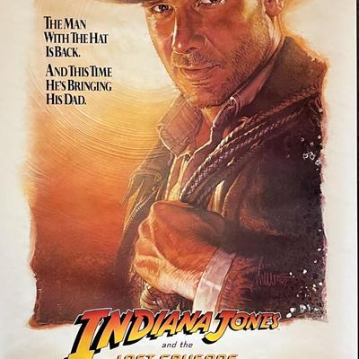 Indiana Jones and the Last Crusade 1988 original vintage movie poster