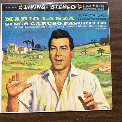 Mario Lanza ‎– Mario Lanza Sings Caruso Favorites – Album