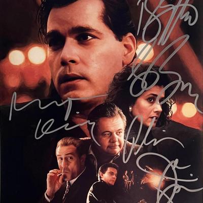 Goodfellas cast signed photo