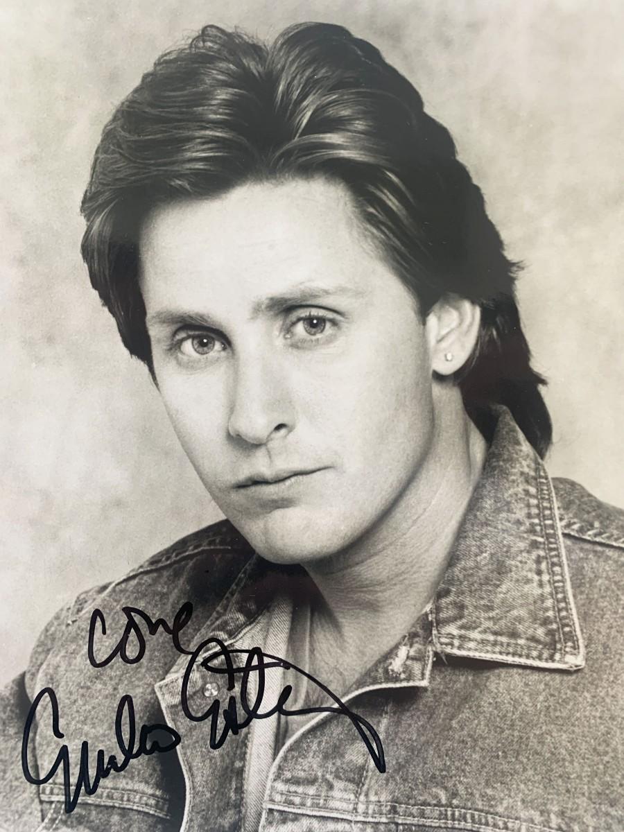 Young Guns Emilio Estevez signed photo | EstateSales.org