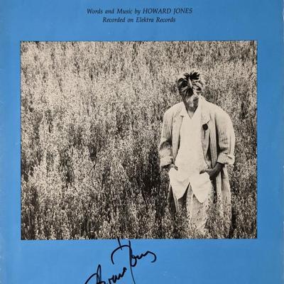 Howard Jones Signed Sheet Music