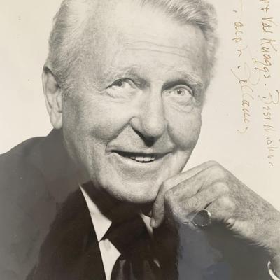 The Wolf Man's Ralph Bellamy signed photo