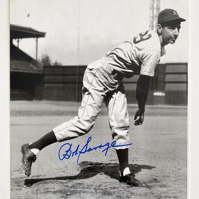 A's baseball player Bob Savage signed photo. 