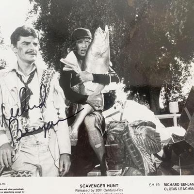 Scavenger Hunt Richard Benjamin Signed Movie Photo