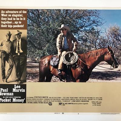 Pocket Money original 1972 vintage lobby card