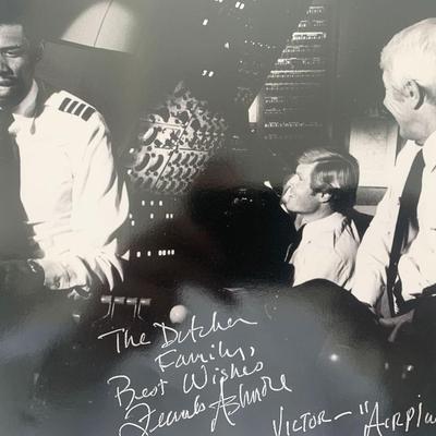 Airplane Frank Ashmore signed movie photo