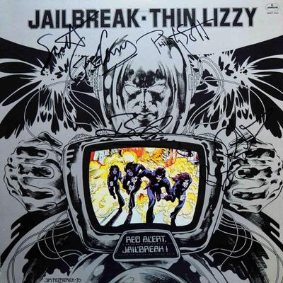 Thin Lizzy signed Jailbreak album