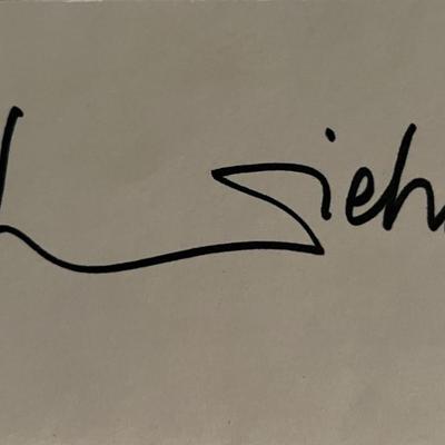 Marlene Dietrich original signature