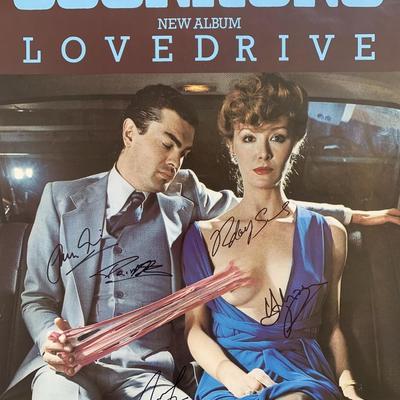 Scorpions "Lovedrive" signed Poster
