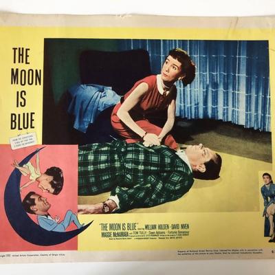 The Moon Is Blue original 1953 vintage lobby card