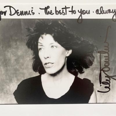 Lily Tomlin signed photo