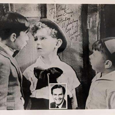 Little Rascals signed photo