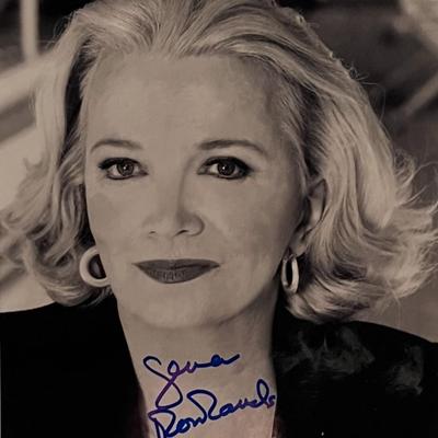 Gena Rowlands signed photo