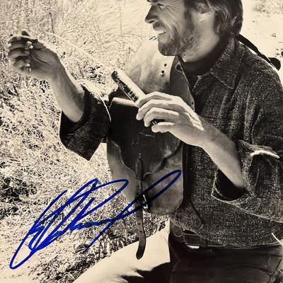 Fistful of Dollars Clint Eastwood signed photo