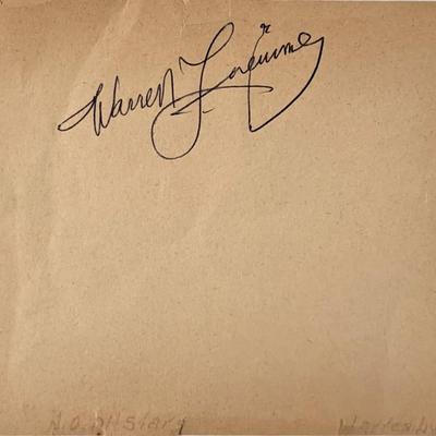 Trumpeter Warren Luening Signature Cut