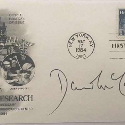 Actor and Musician David McCallum signed first day cover
