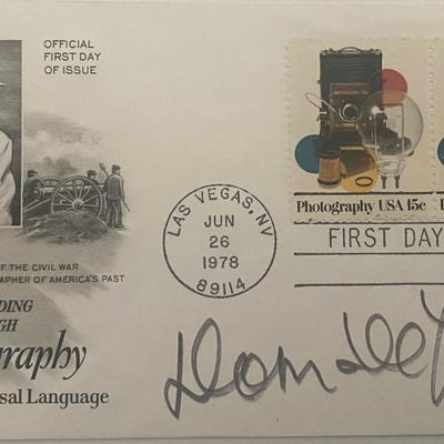 Dom DeLuise signed 1978 first day cover