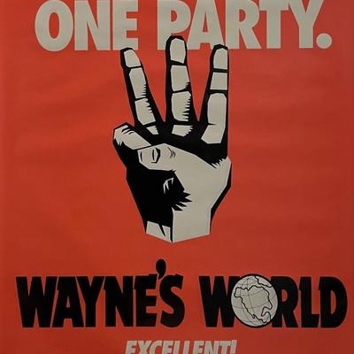 Wayne's World 1992 original movie poster