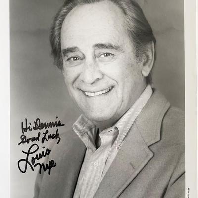 Louis Nye signed photo