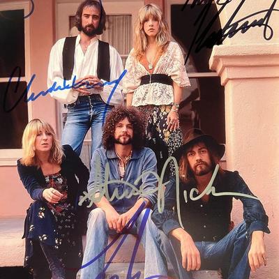 Fleetwood Mac band signed photo