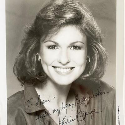 Phyllis George signed photo