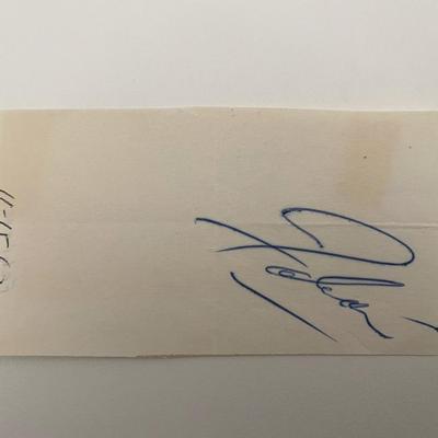 Singer Fabian original signature 