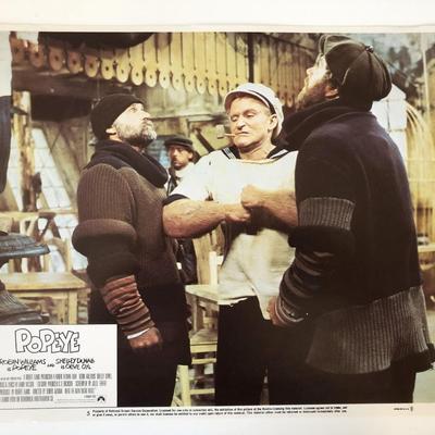 Popeye original 1980 vintage lobby card