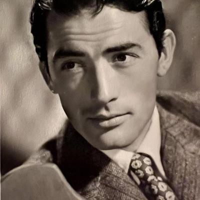 Gregory Peck signed photo