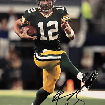 Green Bay Packers Aaron Rodgers signed photo