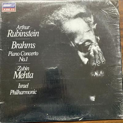 Piano Concerto No.1 Brahms, Rubinstein – Mehta, Israel Philharmonic Album