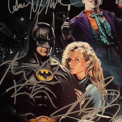 Batman cast signed photo