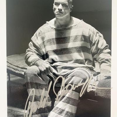Batman & Robin Arnold Schwarzenegger signed movie photo