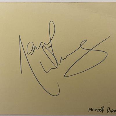 Marcel Dionne original signature