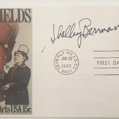 Comedian Shelley Berman signed FDC