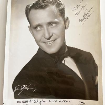 Dick Rogers signed photo