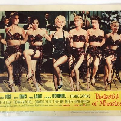 Pocketful of Miracles original 1962 vintage lobby card