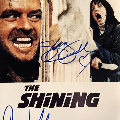 The Shining cast signed photo 