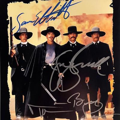 Tombstone cast signed photo