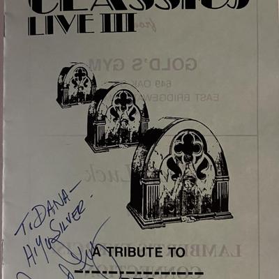 Fred Foy Radio Classics signed program