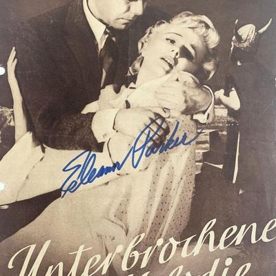 Eleanor Parker Signed Magazine Photo