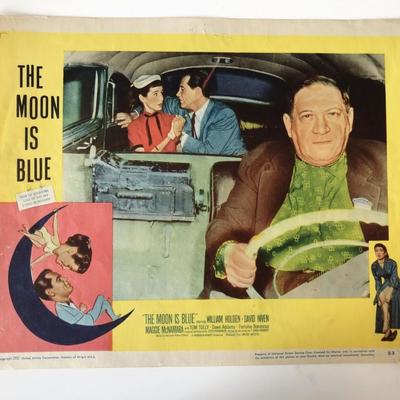 The Moon Is Blue original 1953 vintage lobby card