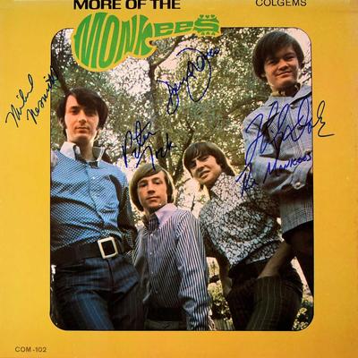 The Monkees More of the Monkees signed album 