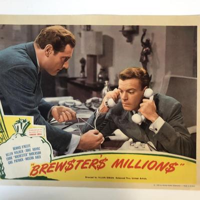 Brewster's Millions original 1945 vintage lobby card