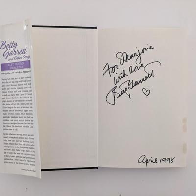 Betty Garrett And Other Songs Signed Hardcover Book